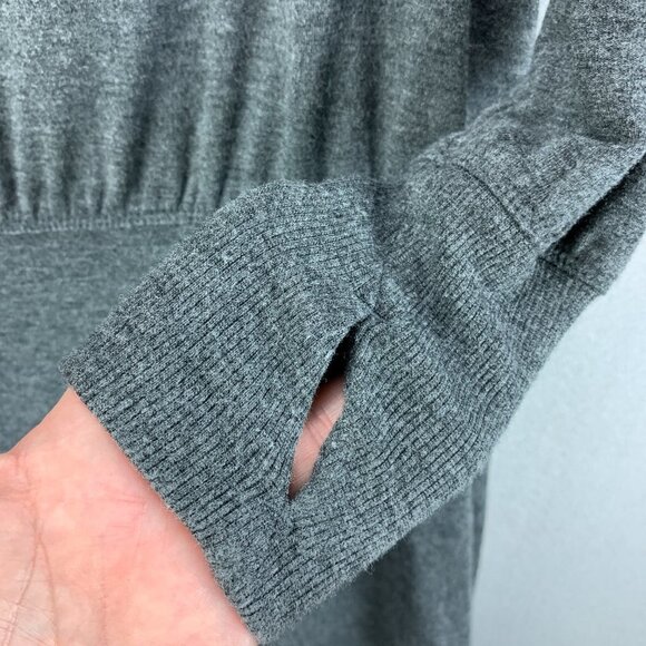 Athleta Dress Womens Extra Small Gray Tunic Duran Drop‎ Waist Jersey Stretchy - Picture 7 of 15